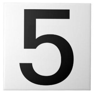 Extra groot huisnummer tegels 6 x 6 inch tegeltje