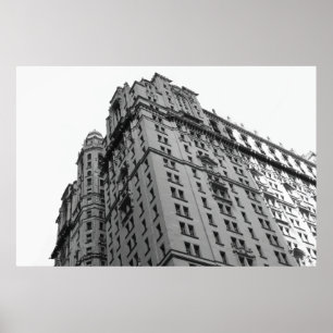 Extra groot New York City B&W Building Poster