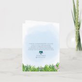 Extra groot paasei kaart (Achterkant)