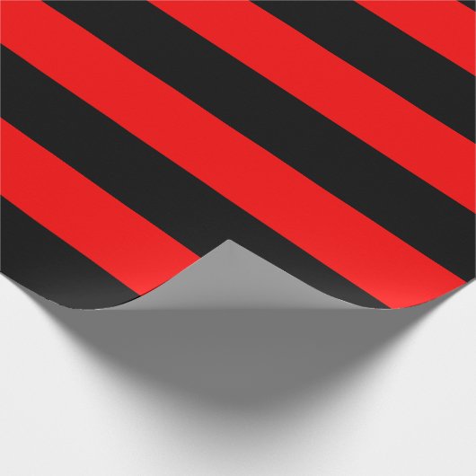 Extra groot papier voor rode en zwarte strepen (Hoek)