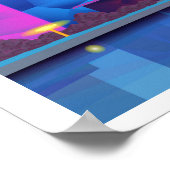 Extra groot Poster voor panoramisch kunstlicht in (Hoek)