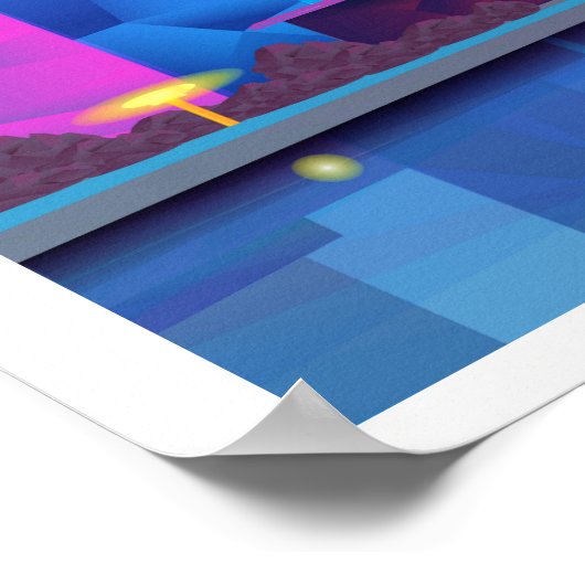 Extra groot Poster voor panoramisch kunstlicht in (Hoek)