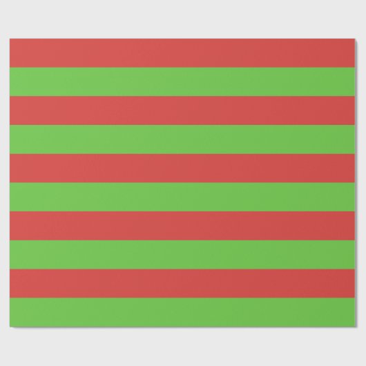 Extra groot rood- en groenstrippapier cadeaupapier (Vlak)