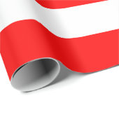 Extra Groot Rood en Wit Strepen Verpakkingsdocumen Cadeaupapier (Rol Hoek)