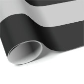 Extra groot zwart en grijs tappapier cadeaupapier (Rol Hoek)
