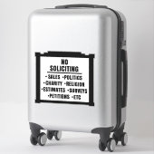 Extra grote 14-inch x 14-inch vinylstickers op maa sticker (Koffer)