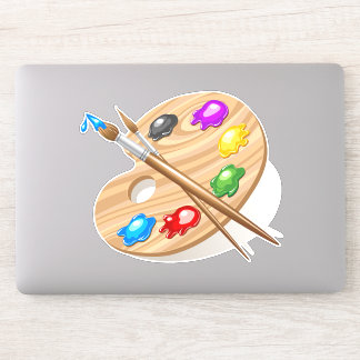 Extra grote 14-inch x 14-inch vinylstickers op maa sticker