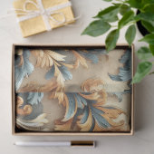 Extra grote barokke kleurrijke bloemendecoupage tissuepapier (Geschenk)