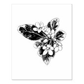 Extra grote bloemen bloemen bloemen rubberstempel (Afrduk)