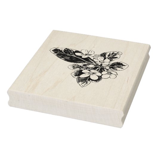 Extra grote bloemen bloemen bloemen rubberstempel (Stempel)