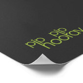 Extra grote dag van de dode-suikerschedel-vectorar poster (Hoek)