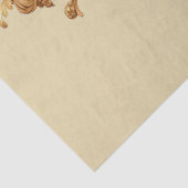 Extra grote gouden barokke bloemendecoupage tissuepapier (Detail)