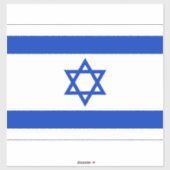 Extra grote Israëlische Sticker (Vel)