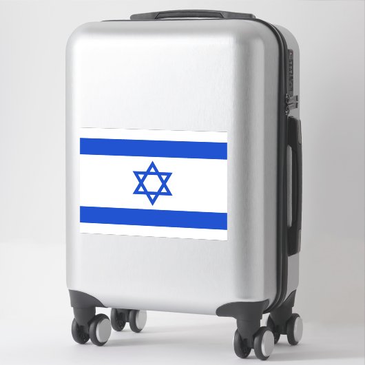 Extra grote Israëlische Sticker (Koffer)