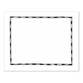 Extra grote kaart Border Rubber Stamp Rubberstempel (Afrduk)