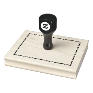 Extra grote kaart Border Rubber Stamp Rubberstempel