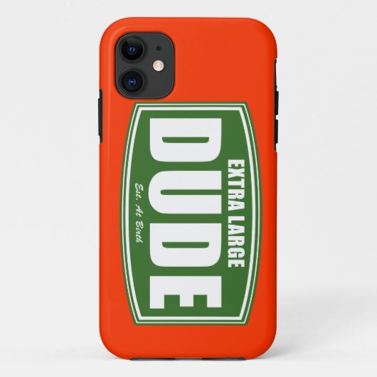 Extra Grote Kerel gevestigd bij geboorte Case-Mate iPhone Case (Achterkant)