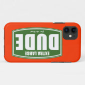 Extra Grote Kerel gevestigd bij geboorte Case-Mate iPhone Case (Achterkant (horizontaal))