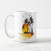 Extra grote koffie Mok met een mooi Uitzicht (Links)