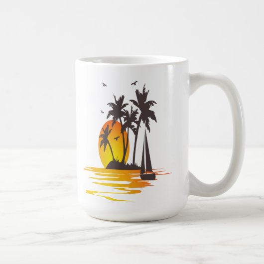 Extra grote koffie Mok met een mooi Uitzicht (Rechts)