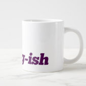 Extra grote koffie-Mok - #Young-ish - Paars Grote Koffiekop (Rechts)