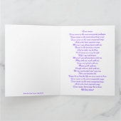 Extra grote romantische liefde roze wenskaart kaart (Binnen)