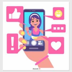 Extra grote Sticker van 14 x 14 inch / Huid