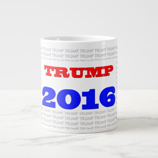 EXTRA GROTE TRUMP-MOK KOFFIEKOP (Voorkant)