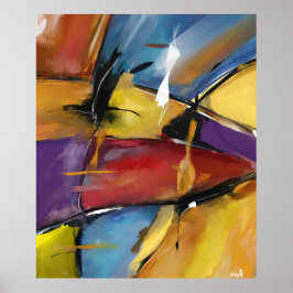 Extra grote verticale poster "Abstract 1509"