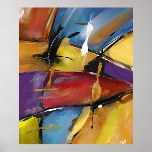 Extra grote verticale poster "Abstract 1509" (Voorkant)