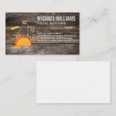 Extra hard Pet | Houten planken Visitekaartje (Voorkant / Achterkant)