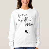 Extra hartslag in het sweatshirt (Voorkant)