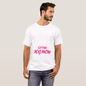 Extra Hond Moeder Grappige Roze Typografie Cadeau T-shirt (Voorkant volledig)