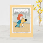 Extra honden gedurende lange tijd kaart (Gele Bloem)