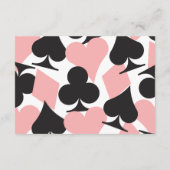 Extra info voor Destiny Las Vegas-huwelijksfeest Informatiekaartje (Achterkant)