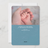 Extra Joy Foto Blue Holiday - Aankondiging van geb (Achterkant)