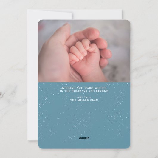 Extra Joy Foto Blue Holiday - Aankondiging van geb (Achterkant)