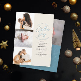 Extra Joy Foto Blue Holiday - Aankondiging van geb