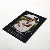 Extra Joyvolle Zwangerschapsaankondiging Kerstkaar Folie Feestdagenkaart (Gedraaid)