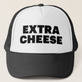 EXTRA KAAS leuke slogan trucker hoed Pet (Voorkant)