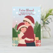 Extra kerstvakantiekaartje zonder kerstmis feestdagenkaart (Staand voorkant)