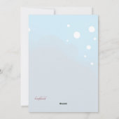 Extra kerstvakantiekaartje zonder kerstmis feestdagenkaart (Achterkant)