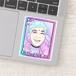 Extra klein 3 x 3 inch vinylsticker op maat gesned sticker