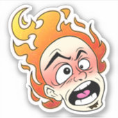 Extra klein 3 x 3 inch vinylsticker op maat gesned sticker (Voorkant)