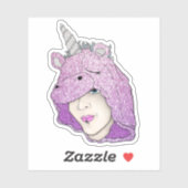 Extra klein 3 x 3 inch vinylsticker op maat gesned sticker (Vel)