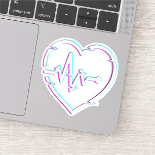 Extra klein 3 x 3 inch vinylsticker op maat gesned sticker