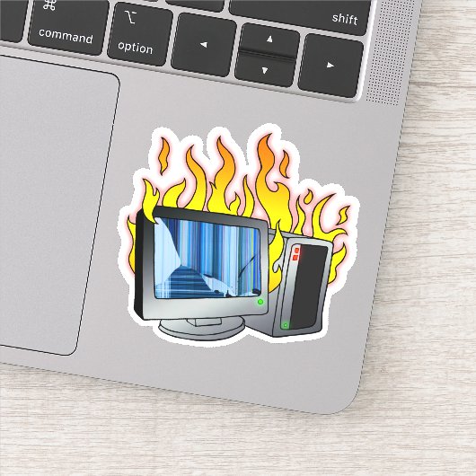 Extra klein 3 x 3 inch vinylsticker op maat gesned sticker (Detail)