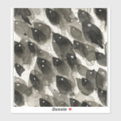 Extra-kleine 3-inch x 3-inch vinylstickers op maat sticker (Vel)