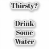 Extra-kleine 3-inch x 3-inch vinylstickers op maat sticker (Voorkant)