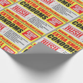 EXTRA KLEINE CONDOMS CADEAUPAPIER (Hoek)